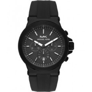 Horlogeband Michael Kors MK8729 Silicoon Zwart 26mm