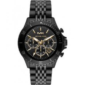 Horlogeband Michael Kors MK8750 Roestvrij staal (RVS) Zwart 22mm