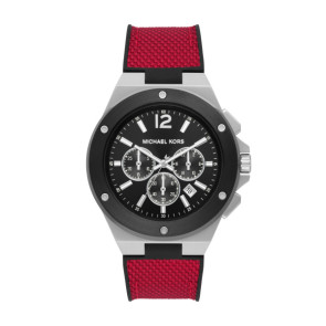 Horlogeband Michael Kors MK8943 Nylon/perlon Rood