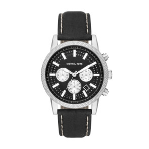 Horlogeband Michael Kors MK8956 Leder Zwart 22mm