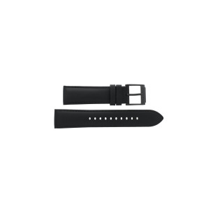Horlogeband MKT4025 Leder Zwart 22mm