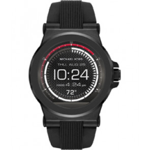 Horlogeband Michael Kors MKT5011 Rubber Zwart 13mm