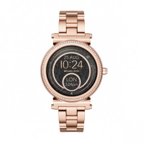 Horlogeband Michael Kors MKT5022 Staal Rosé 18mm