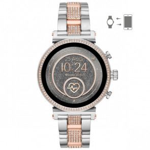 Horlogeband Michael Kors MKT5064 Staal Bi-Color 18mm