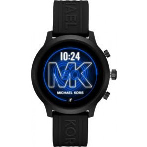 Horlogeband Michael Kors MKT5072 Silicoon Zwart 20mm