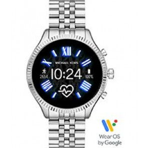 Horlogeband Michael Kors MKT5077 Roestvrij staal (RVS) Antracietgrijs 20mm