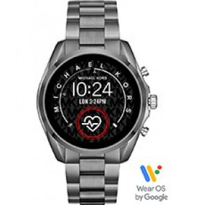 Horlogeband Michael Kors MKT5087 Roestvrij staal (RVS) Antracietgrijs 22mm