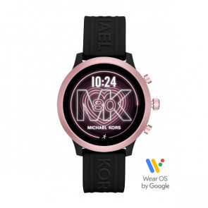Horlogeband Michael Kors MKT5111 Rubber Zwart 20mm