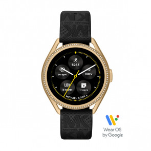Horlogeband Michael Kors MKT5118 Rubber Zwart 20mm
