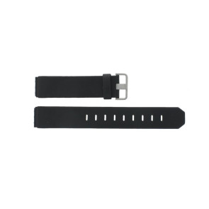 Jacob Jensen horlogeband 600 / 800 / 890 / 870 / 871 / 850 / 852 / 890 / 891 / 856 / 857 / 873 / 893 Leder Zwart 17mm