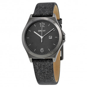 Horlogeband DKNY NY2373 Leder Zwart
