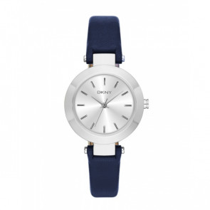Horlogeband DKNY NY2412 Leder Blauw