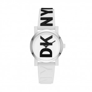 Horlogeband DKNY NY2725 Kunststof/Plastic Wit 16mm