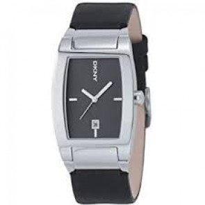 Horlogeband DKNY NY3102 Leder Zwart 18mm