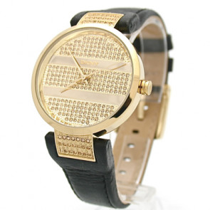 Horlogeband DKNY NY4977 Leder Zwart