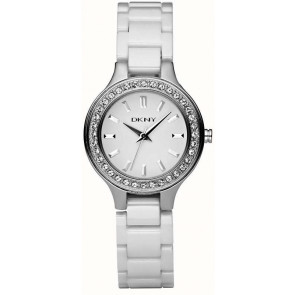 Horlogeband DKNY NY4982 Keramiek Wit