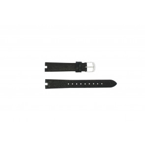Timex horlogeband P2P544 Leder Zwart 16mm + zwart stiksel