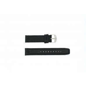 Horlogeband Timex P49827 Leder Zwart 20mm