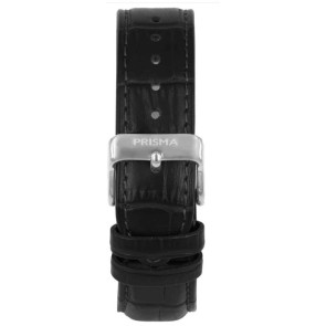 Horlogeband Prisma PS.1600 Leder Zwart 21mm