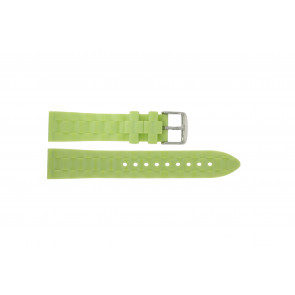 Horlogeband Condor PU106-11 Kunststof/Plastic Groen 20mm
