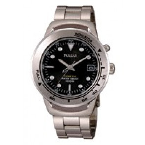 Horlogeband Pulsar 5M42-OM70 / PUL095P1 Staal Titanium 19mm