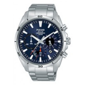 Horlogeband Pulsar VR42-X009 / PZ5057X1 Staal 21mm