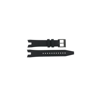 Horlogeband Seiko SNAF25P1 / 7T62-0LA0 Rubber Zwart 21mm