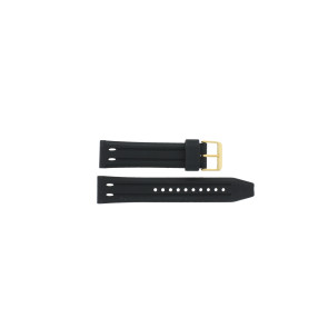 Horlogeband Seiko SRP478K1 / 4R36-02Y0 / R02T011Y0 Rubber Zwart 22mm