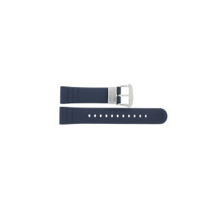 Horlogeband Seiko R03K011J0 / 4R35-03W0 / 4R36-06Z0 / SRPF77K1 / SRPF79K1 / Prospex Silicoon Blauw 22mm