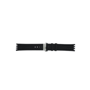 Horlogeband Rado R070873810 / R14376155 / R14461155 / R14376303 Leder Zwart 20mm