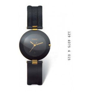 Horlogeband Rado 07.28521.10 / 129.4075.4 / R072852110-XL Leder Zwart 16mm