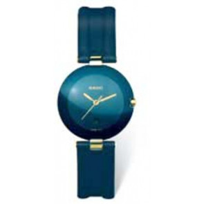 Horlogeband Rado R51077205 / 01.129.4077.4.020 / R070856710 Leder Blauw 5mm