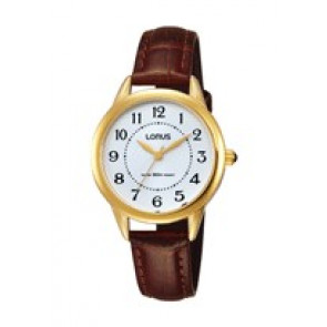 Horlogeband Lorus PC21-X094 / RG252JX9 / RHU042X Leder Bruin 12mm