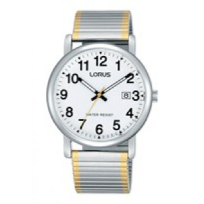 Lorus horlogeband RG861CX9 / VJ32 X246 / RHA063X Staal Bi-Color 20mm