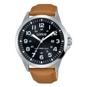 Horlogeband Lorus PC32-X121 / RH933GX9 / RHG076X Leder Cognac 20mm