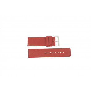 Horlogeband Rolf Cremer Spirale II Red Leder Rood 16mm