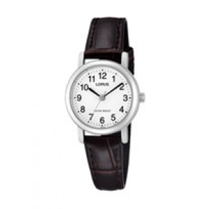 Horlogeband Lorus V501-X471 / RRS57UX9 / RHU012X Leder Bruin 13mm