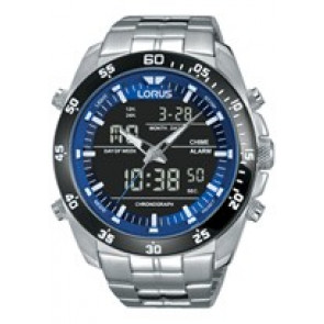Horlogeband Lorus RW629AX9 / Z021 X006 / RHA020X / RQA117X Roestvrij staal (RVS) Staal 13mm