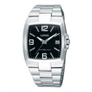Horlogeband Lorus RXH39GX9 / VX42-X239 Staal 10mm