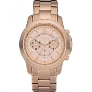 Horlogeband Fossil S4635 Roestvrij staal (RVS) Rosé 22mm