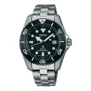 Horlogeband Seiko SBDN019 / V147-0AW0 Staal 18mm
