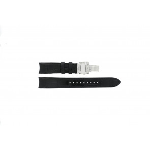 Horlogeband Seiko 7T86-0AD0 / SPC161P2 / L0C8011J0 Leder Zwart 21mm