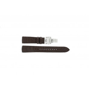 Horlogeband Seiko 7T04-0AA0 XL Leder Bruin 21mm