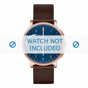Horlogeband Skagen SKT1103 Leder Bruin 20mm