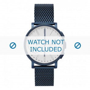 Skagen horlogeband SKT1107 Staal Blauw 20mm