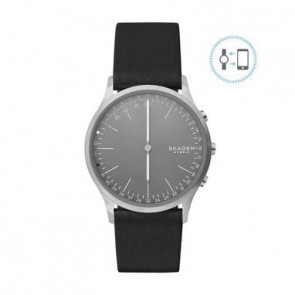 Horlogeband Skagen SKT1203 Leder Zwart 22mm