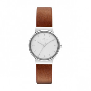 Horlogeband Skagen SKW2192 Leder Bruin 14mm