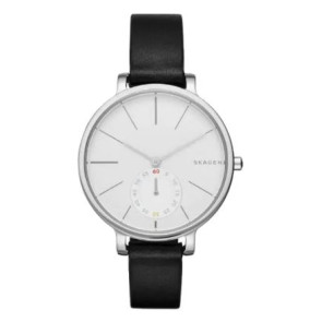 Horlogeband Skagen SKW2435 Leder Zwart 12mm
