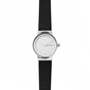 Horlogeband Skagen SKW2668 Leder Zwart 14mm