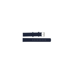 Horlogeband Skagen SKW2812 Leder Blauw 16mm